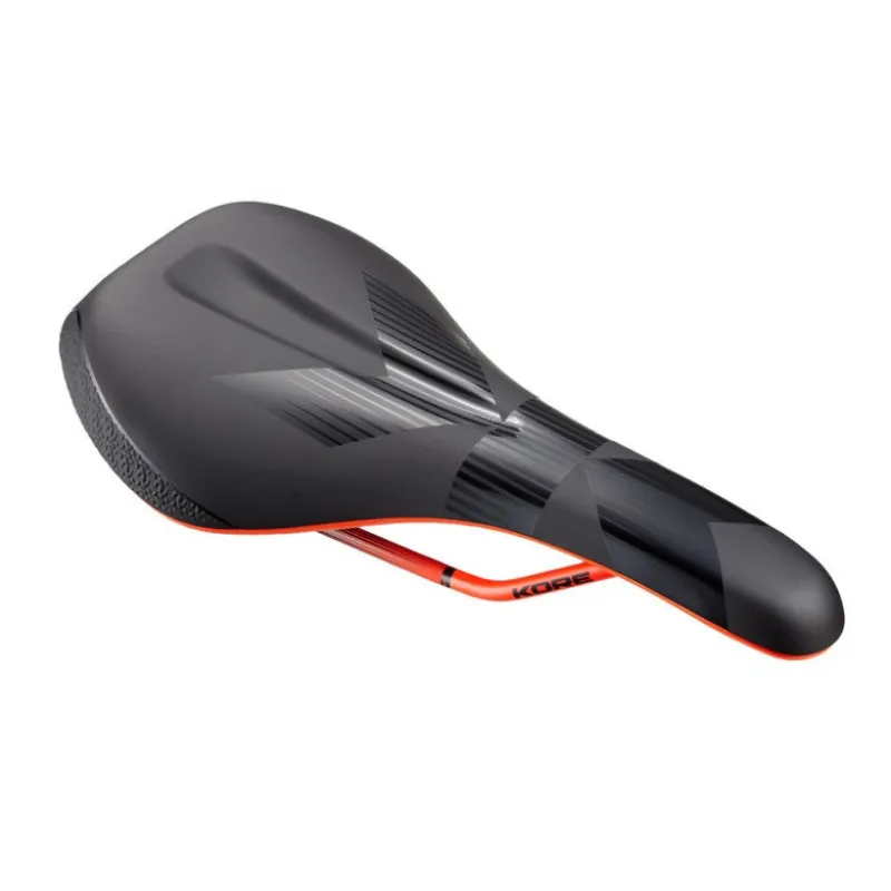 Calitate înaltă Șa pentru bicicletă KORE FUSE II SADDLE BLACK-ORANGE